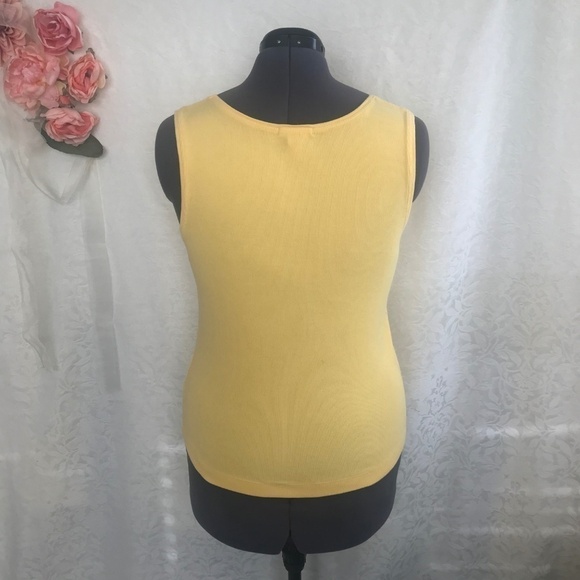 *4/$20* Chico's Yellow Tank Top - Picture 3 of 5